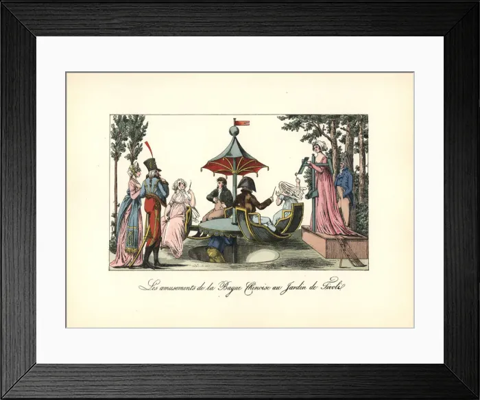 Framed Print : Chinese merry-go-round (Bague Chinoise) in Framed Print : Chinese merry-go-round (Bague Chinoise) in