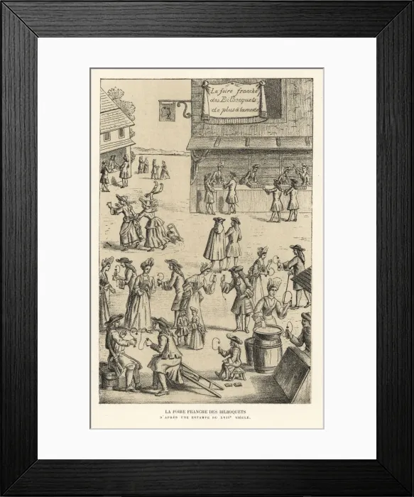 Framed Print : Funfair of cup and ball players from all walks Framed Print : Funfair of cup and ball players from all walks