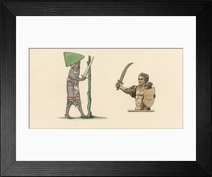 Framed Print : Medieval tilting games or quintain Framed Print : Medieval tilting games or quintain