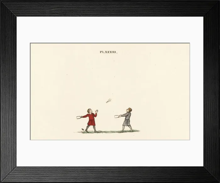 Framed Print : Medieval game of badminton Framed Print : Medieval game of badminton