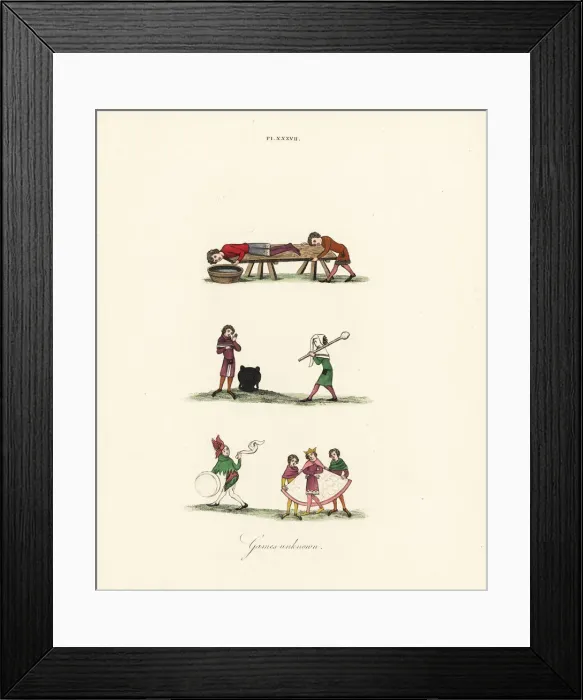 Framed Print : Medieval games Framed Print : Medieval games