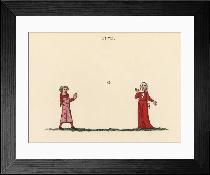 Framed Print : Medieval ball game Framed Print : Medieval ball game