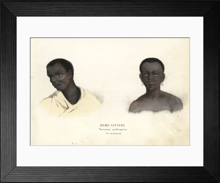 Framed Print : Ethiopian man and woman Framed Print : Ethiopian man and woman