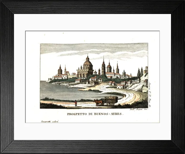 Framed Print : View of the city of Buenos Aires, Argentina Framed Print : View of the city of Buenos Aires, Argentina
