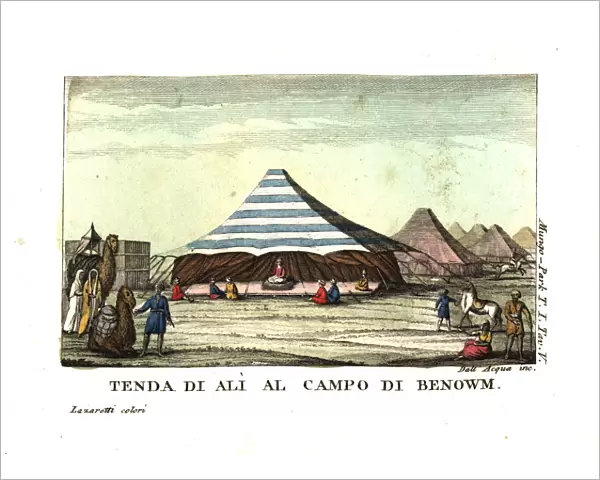 King Alis tent at Benowm, Kingdom of Ludamar