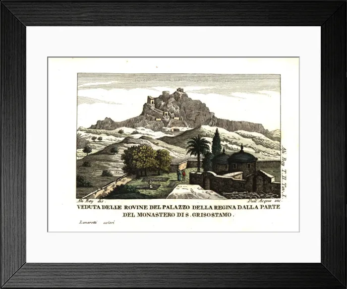 Framed Print : View of the ruins of the Queens Palace, Morocco Framed Print : View of the ruins of the Queens Palace, Morocco