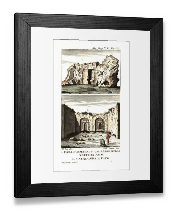 Framed Print : House constructed in a rock at Old Paphos Framed Print : House constructed in a rock at Old Paphos