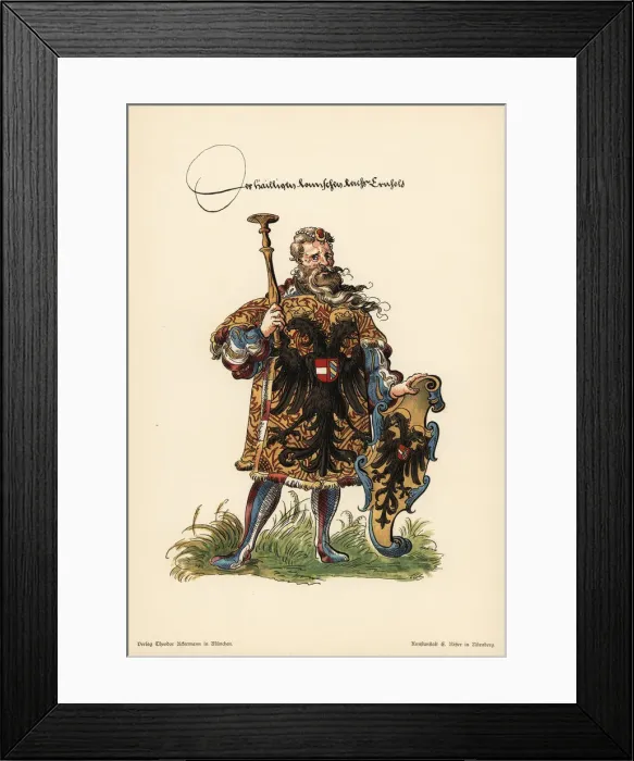 Framed Print : Herald of the Holy Roman Empire Framed Print : Herald of the Holy Roman Empire