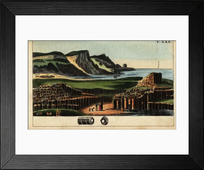 Framed Print : View of the basalt columns of Giants Causeway Framed Print : View of the basalt columns of Giants Causeway