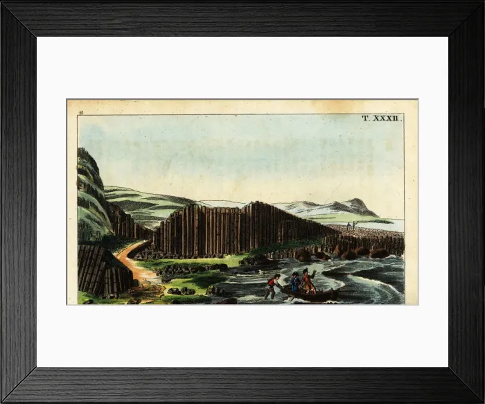 Framed Print : View of the basalt columns of Giants Causeway Framed Print : View of the basalt columns of Giants Causeway