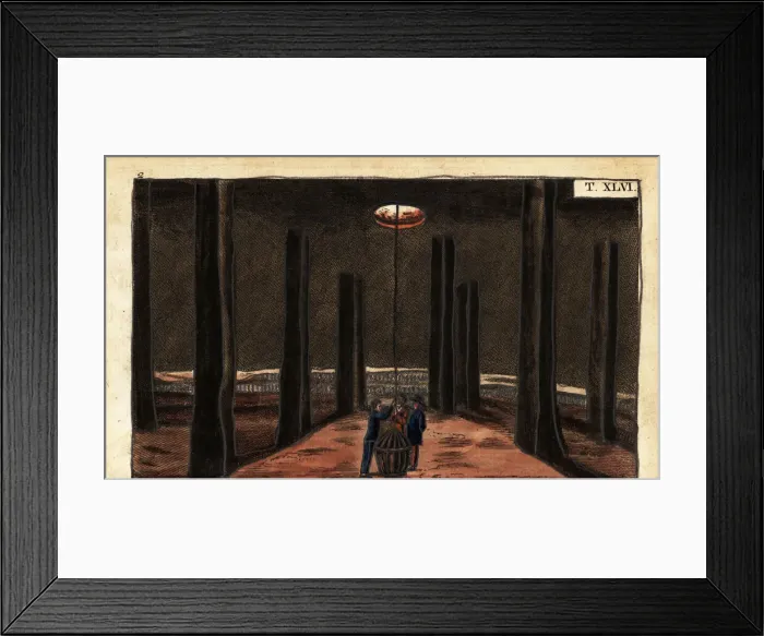 Framed Print : Interior of a rock salt mine at Northwich, Cheshire Framed Print : Interior of a rock salt mine at Northwich, Cheshire