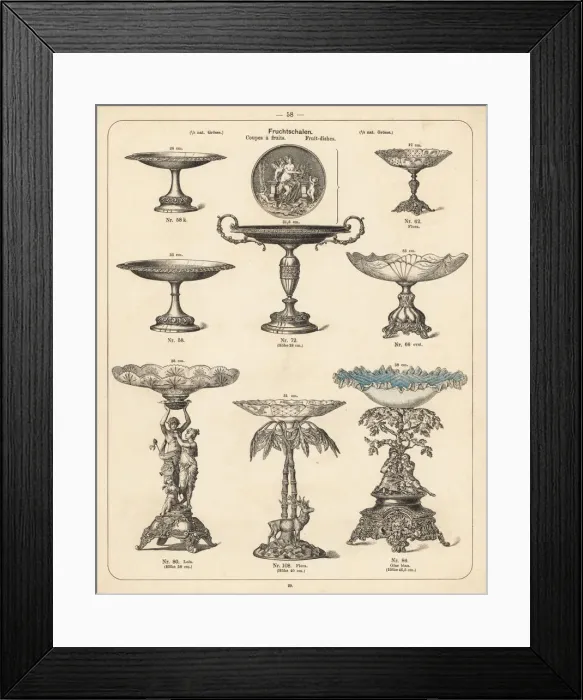 Framed Print : Fruit dishes Framed Print : Fruit dishes