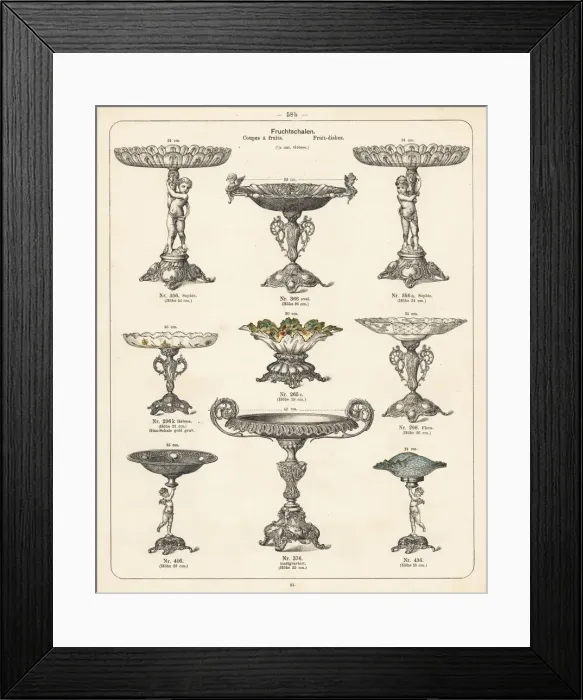 Framed Print : Fruit dishes Framed Print : Fruit dishes