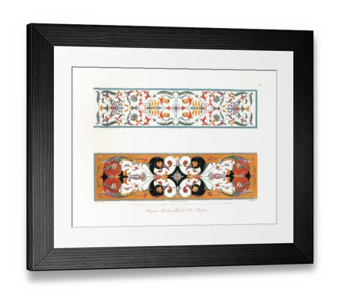 Framed Print : Wall paintings from the Basilica of Sant Andrea Framed Print : Wall paintings from the Basilica of Sant Andrea