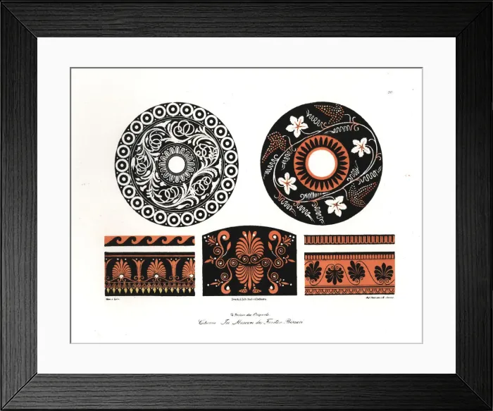 Framed Print : Wall paintings from the Museo Biscari, Catania Framed Print : Wall paintings from the Museo Biscari, Catania