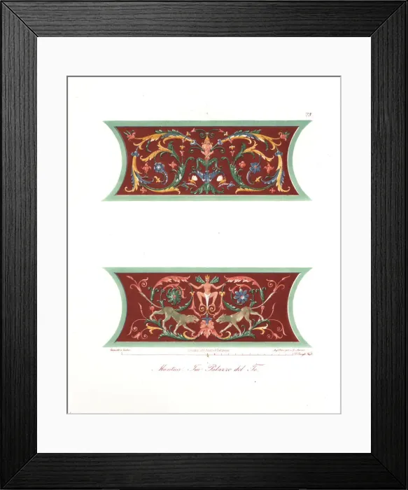 Framed Print : Wall paintings from the Palazzo del Te, Mantua, Italy Framed Print : Wall paintings from the Palazzo del Te, Mantua, Italy