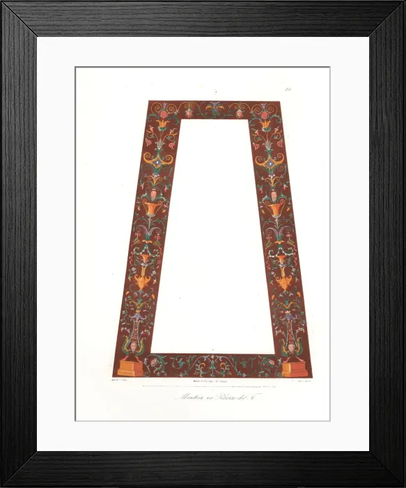 Framed Print : Wall painting from the Palazzo del Te, Mantua, Italy Framed Print : Wall painting from the Palazzo del Te, Mantua, Italy