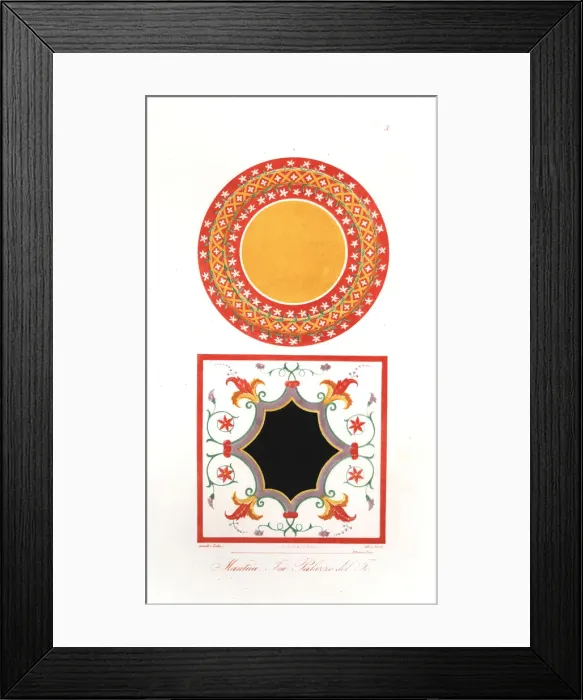 Framed Print : Ceiling paintings from the Palazzo del Te Framed Print : Ceiling paintings from the Palazzo del Te