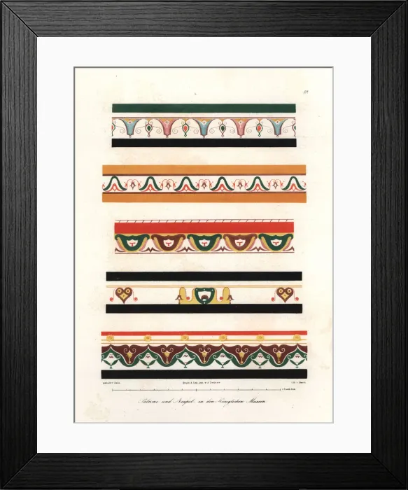 Framed Print : Wall paintings from the Royal Museum, Palermo and Naples Framed Print : Wall paintings from the Royal Museum, Palermo and Naples