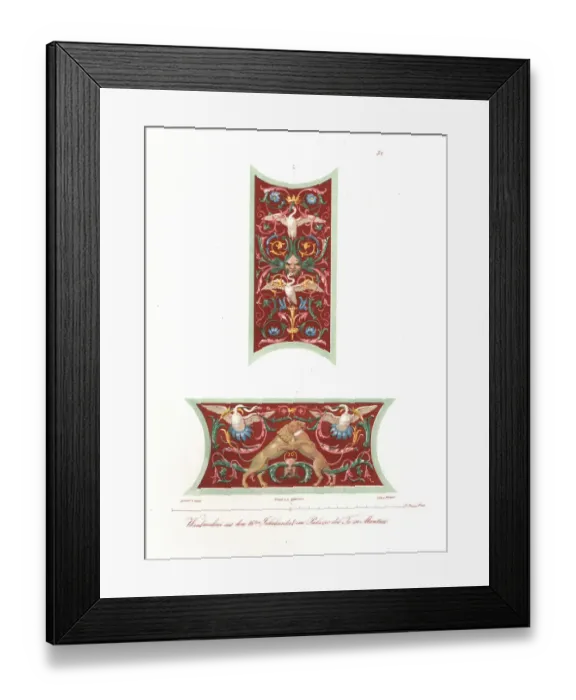 Framed Print : Wall paintings from the Palazzo del Te, Mantua Framed Print : Wall paintings from the Palazzo del Te, Mantua