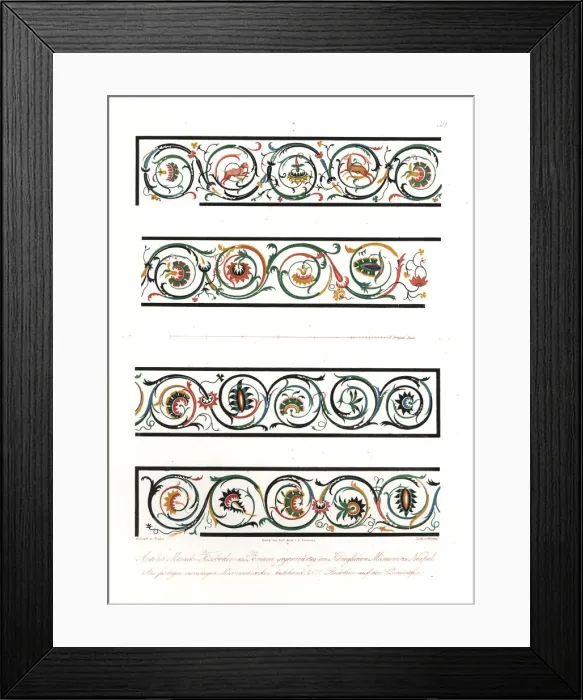 Framed Print : Antique mosaic flooring from Pompeii, in Framed Print : Antique mosaic flooring from Pompeii, in
