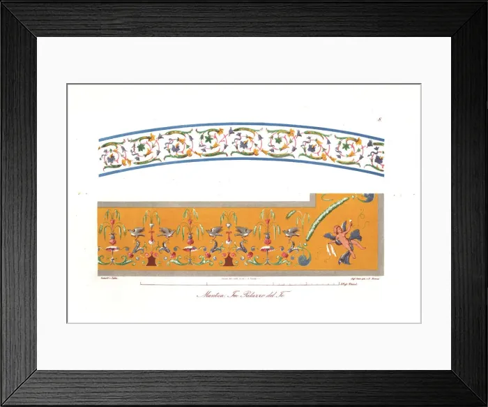 Framed Print : Wall paintings from the Palazzo del Te, Mantua Framed Print : Wall paintings from the Palazzo del Te, Mantua
