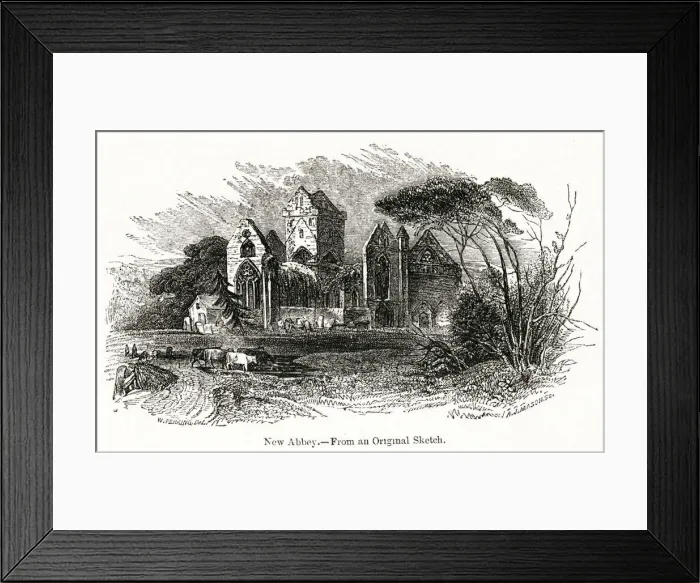 Framed Print : Sweetheart Abbey, Kirkcudbright, Scotland Framed Print : Sweetheart Abbey, Kirkcudbright, Scotland