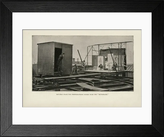 Framed Print : Image of movable stage for capturing scenes with a Mutograph Framed Print : Image of movable stage for capturing scenes with a Mutograph