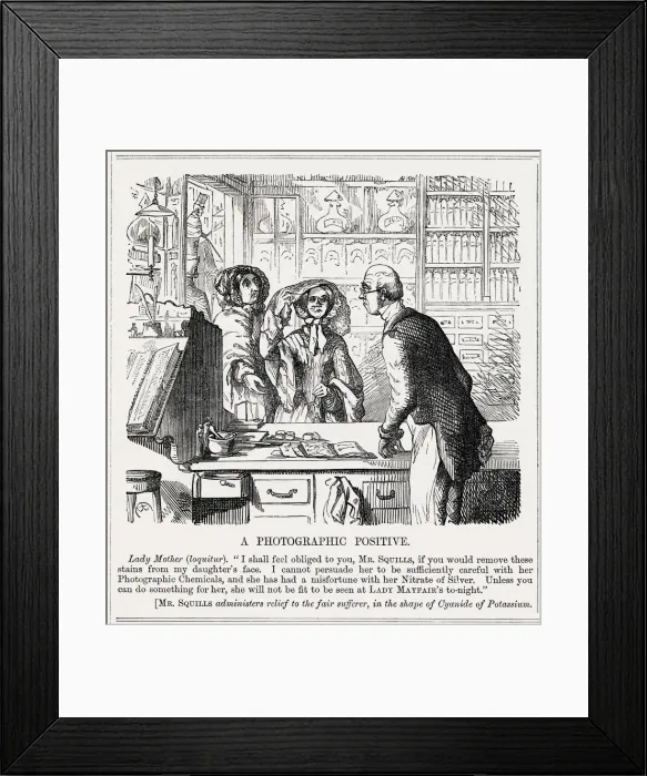 Framed Print : A Photographic Positive 1853 Framed Print : A Photographic Positive 1853