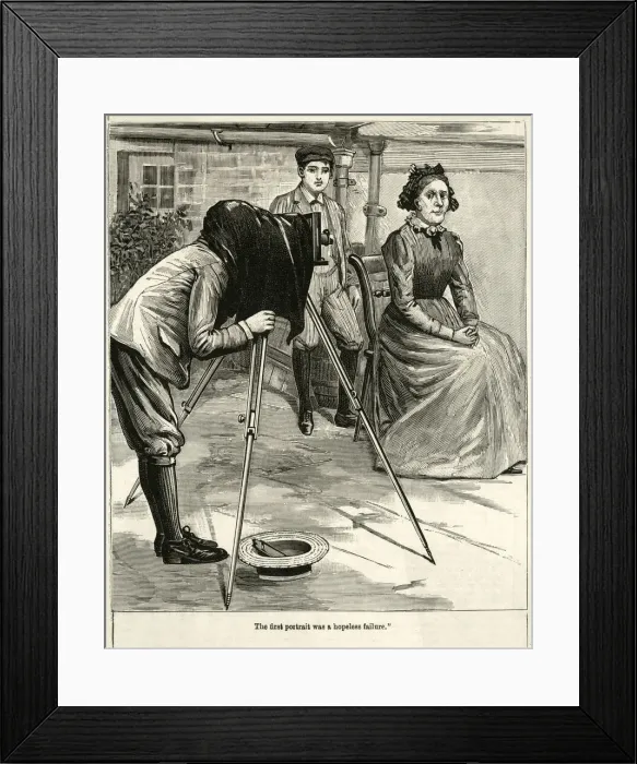 Framed Print : Amateur photographer captures first portrait Framed Print : Amateur photographer captures first portrait