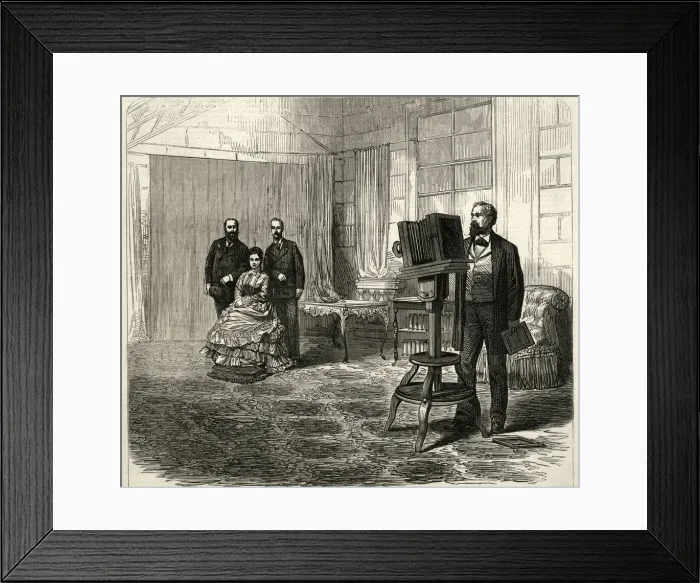Framed Print : Edward VII is photographed with the King and Queen of Greece Framed Print : Edward VII is photographed with the King and Queen of Greece