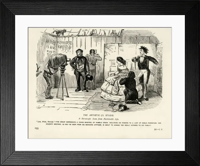 Framed Print : Love, pride and revenge in a photography studio Framed Print : Love, pride and revenge in a photography studio