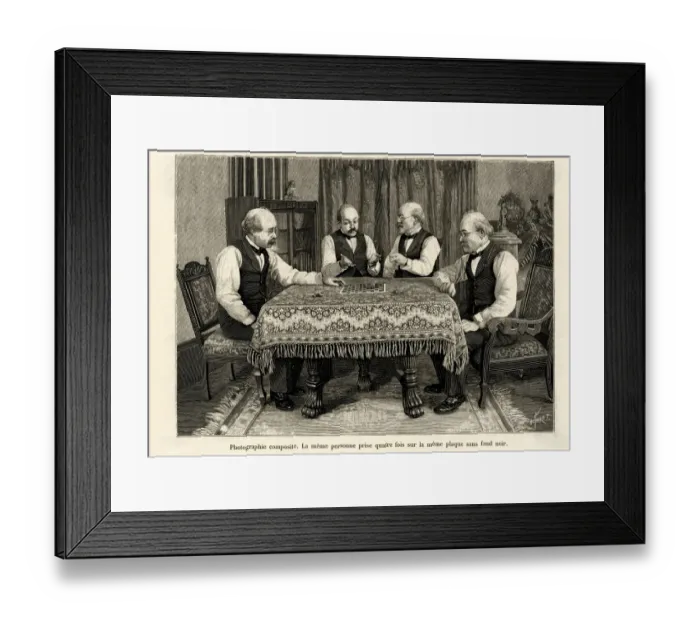 Framed Print : Seeing multiples / Photography trick Framed Print : Seeing multiples / Photography trick