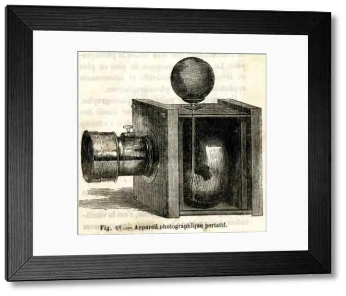 Framed Print : Early Portable Camera Framed Print : Early Portable Camera