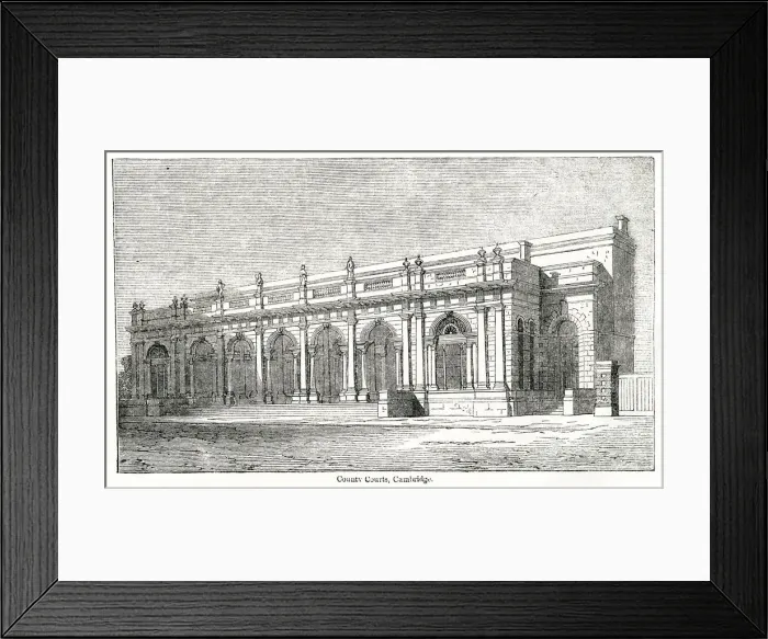 Framed Print : County Courts, Cambridge Framed Print : County Courts, Cambridge