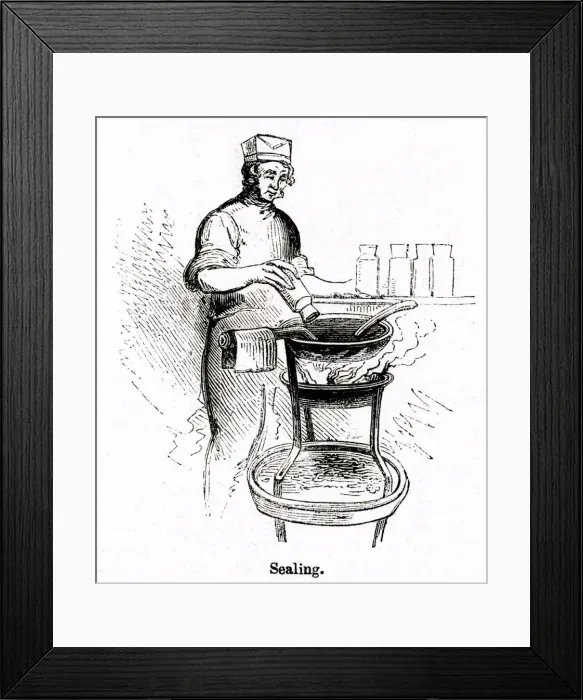 Framed Print : Scene inside a blacking factory, Holborn, London Framed Print : Scene inside a blacking factory, Holborn, London
