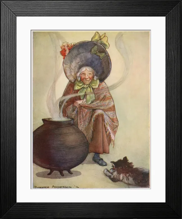 Framed Print : The Dream Pedlar - She is a Very Merry Old Woman Framed Print : The Dream Pedlar - She is a Very Merry Old Woman