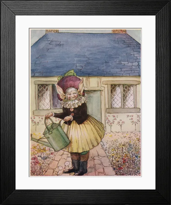 Framed Print : The Dream Pedlar - He went to consult his Grandmother Framed Print : The Dream Pedlar - He went to consult his Grandmother