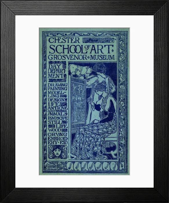 Framed Print : Cover design, Chester School of Art Prospectus Framed Print : Cover design, Chester School of Art Prospectus