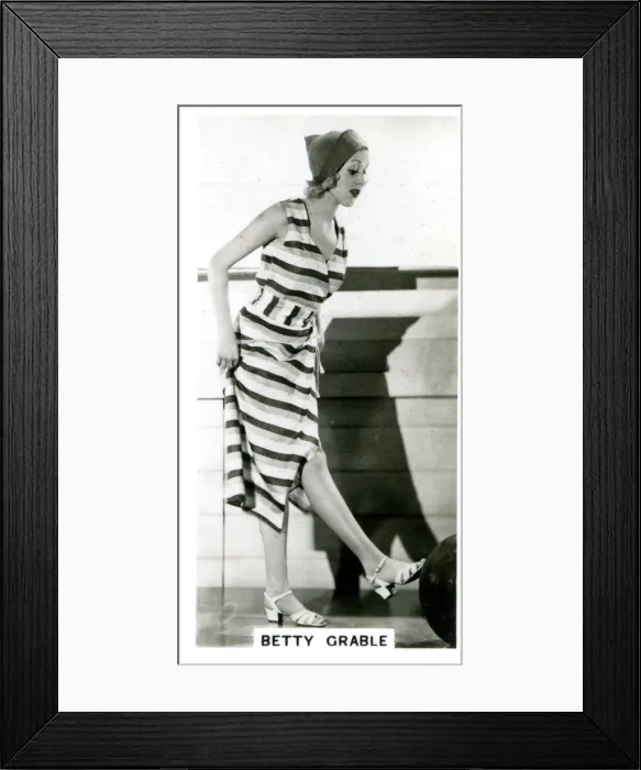 Framed Print : Betty Grable, American actress, dancer, model and singer Framed Print : Betty Grable, American actress, dancer, model and singer