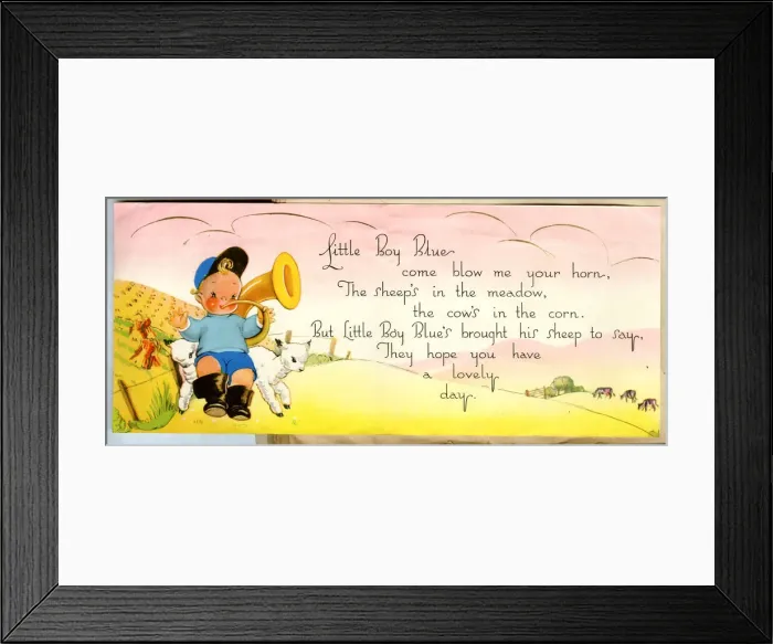 Framed Print : Birthday Card, 2 Years Old, Little Boy Blue Framed Print : Birthday Card, 2 Years Old, Little Boy Blue