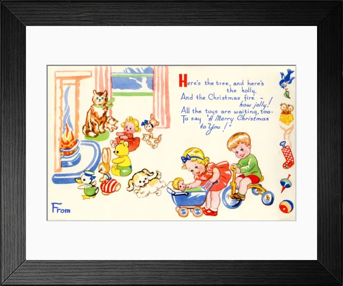 Framed Print : Christmas card, Christmas Joys Framed Print : Christmas card, Christmas Joys