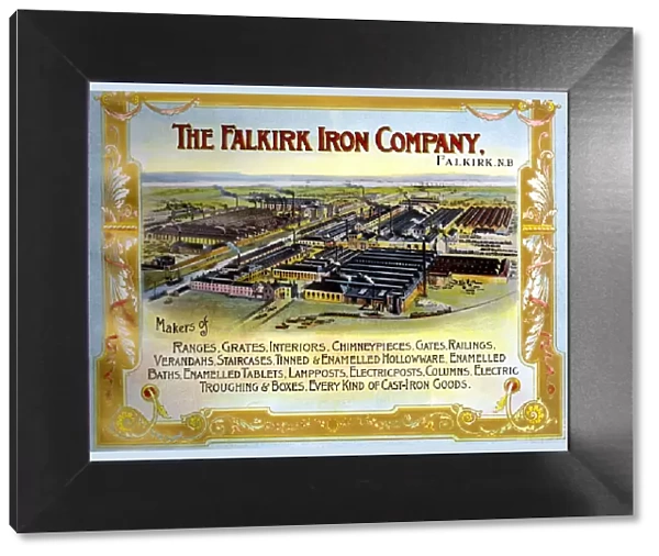 Advert, The Falkirk Iron Company, Falkirk, Scotland