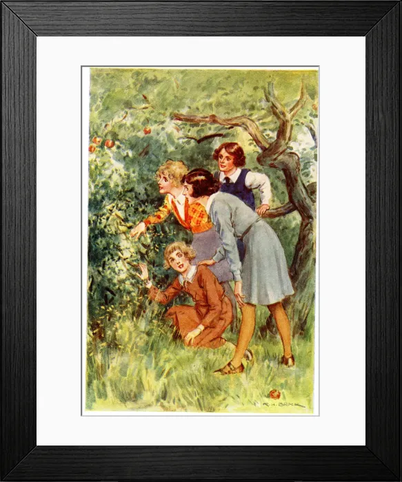 Framed Print : Illustration, Hide and Seek, by Richard H Brock Framed Print : Illustration, Hide and Seek, by Richard H Brock