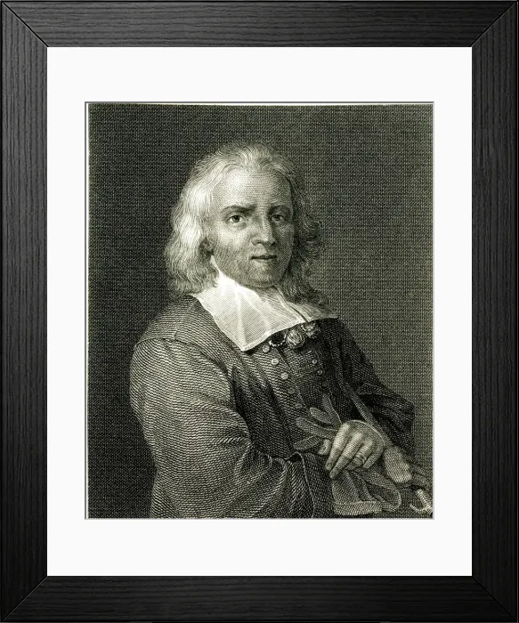 Framed Print : Izaac Walton, English writer