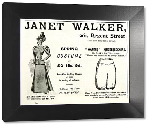 Advert, Janet Walker, Womens Fashions