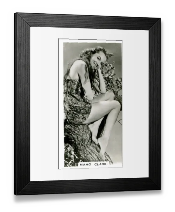 Framed Print : Mamo Clark, American actress and author