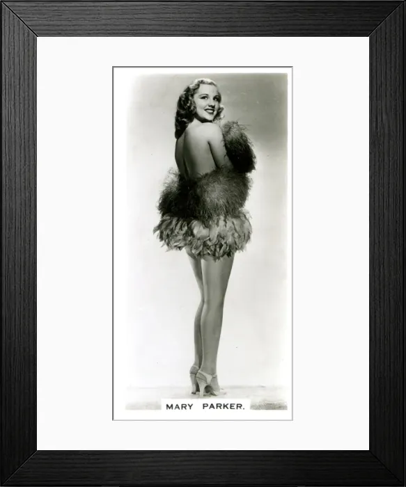 Framed Print : Mary Parker, American actress and dancer Framed Print : Mary Parker, American actress and dancer