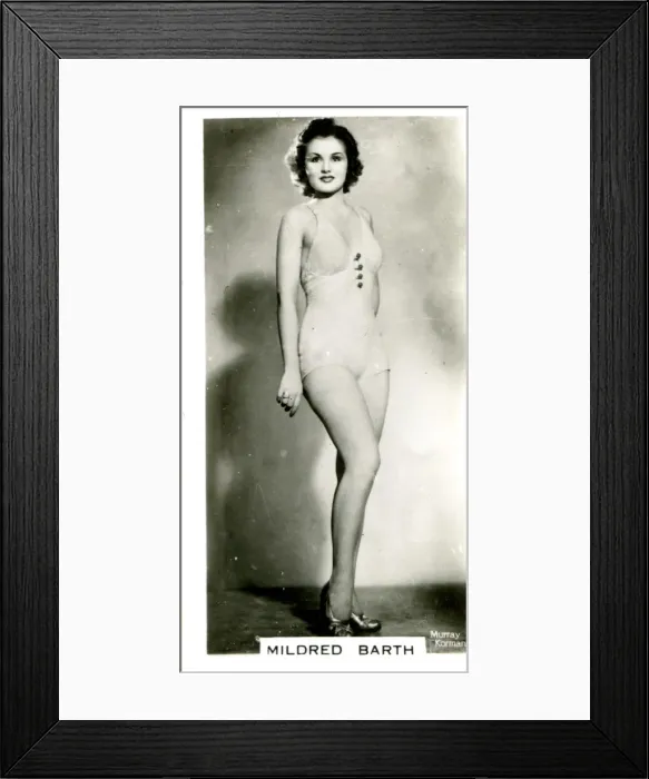 Framed Print : Mildred Barth, actress Framed Print : Mildred Barth, actress