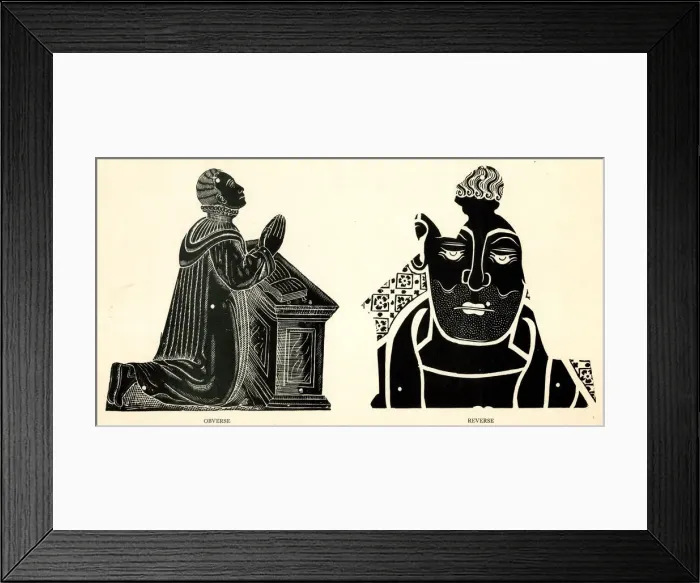Framed Print : Monumental brass rubbing, Henry Daw, palimpsest Framed Print : Monumental brass rubbing, Henry Daw, palimpsest